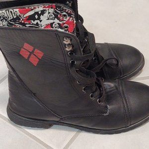 Harley Quinn Combat Boots